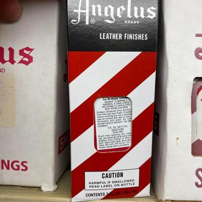Shelf 34 Inventory Angelus Shoe Dressing Cases 96 Bottles