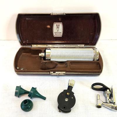 Lot #92  Vintage Welch Allyn Otoscope in case