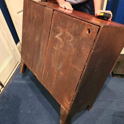 Lot #93  Antique 3 Drawer Desser