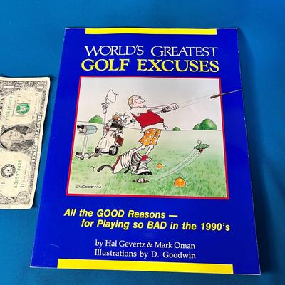 "WORLD'S GREATEST GOLF EXCUSES" BOOK 