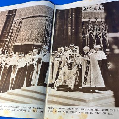 "THE ILLUSTRATED LONDON NEWS" MAGAZINE KING GEORGE VI CORONATION