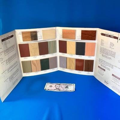 1960's LINDLEY PAINTERS SALT LAKE CITY WOOD FINISH SAMPLE BOOK 
