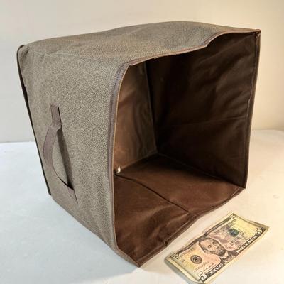 SOFT SIDE FOLDING STORAGE BIN