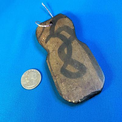 CARVED WOODEN ETHNIC MASK ORNAMENT