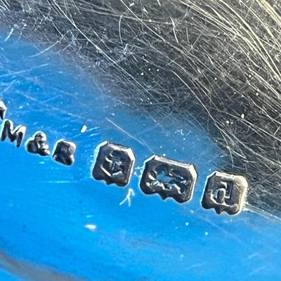 ENAMELED ORNATE STERLING SILVER SPOON INCISED "LIVERPOOL 1903" 