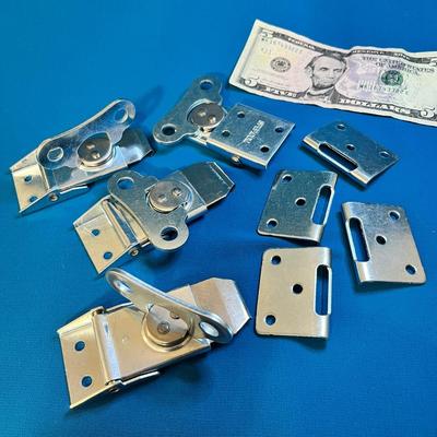 SET OF 4 WELL-MADE STRONG TURN-KEY 2-PART TIGHTENING LOCKS