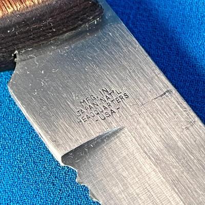 10" BLADE SERRATED KNIFE PRECISION HOLLOW GROUND MADE IN JAPAN