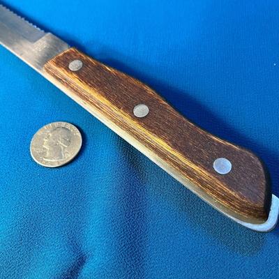 10" BLADE SERRATED KNIFE PRECISION HOLLOW GROUND MADE IN JAPAN