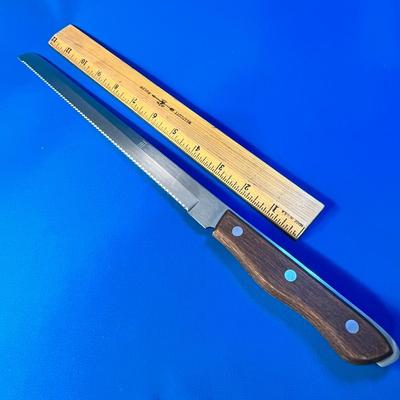 10" BLADE SERRATED KNIFE PRECISION HOLLOW GROUND MADE IN JAPAN