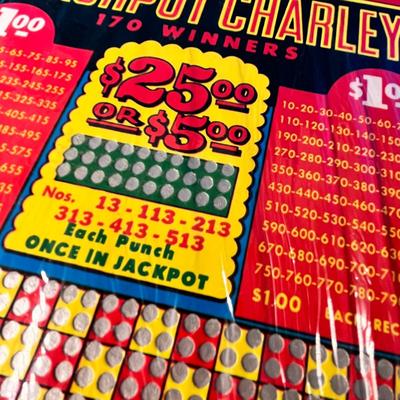 VINTAGE PUNCHBOARD GAME NEVER OPENED