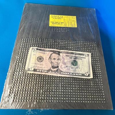 VINTAGE PUNCHBOARD GAME NEVER OPENED