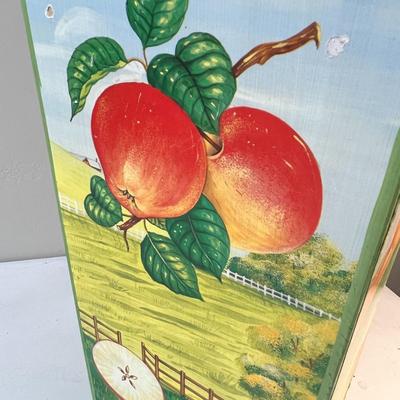 QUAINT PASTORAL SCENES PAINTED UMBRELLA STAND