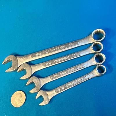 SET OF 4 "CEN-TECH" STANDARD MEASURE SOCKET WRENCHES