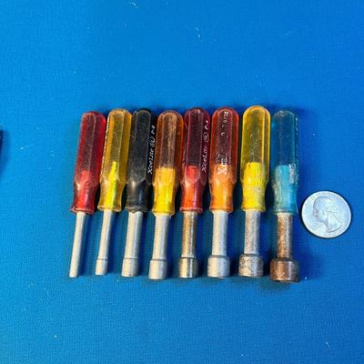 GROUP OF 8 ASSORTED WCELITE NUT DRIVERS