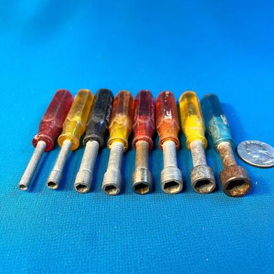 GROUP OF 8 ASSORTED WCELITE NUT DRIVERS