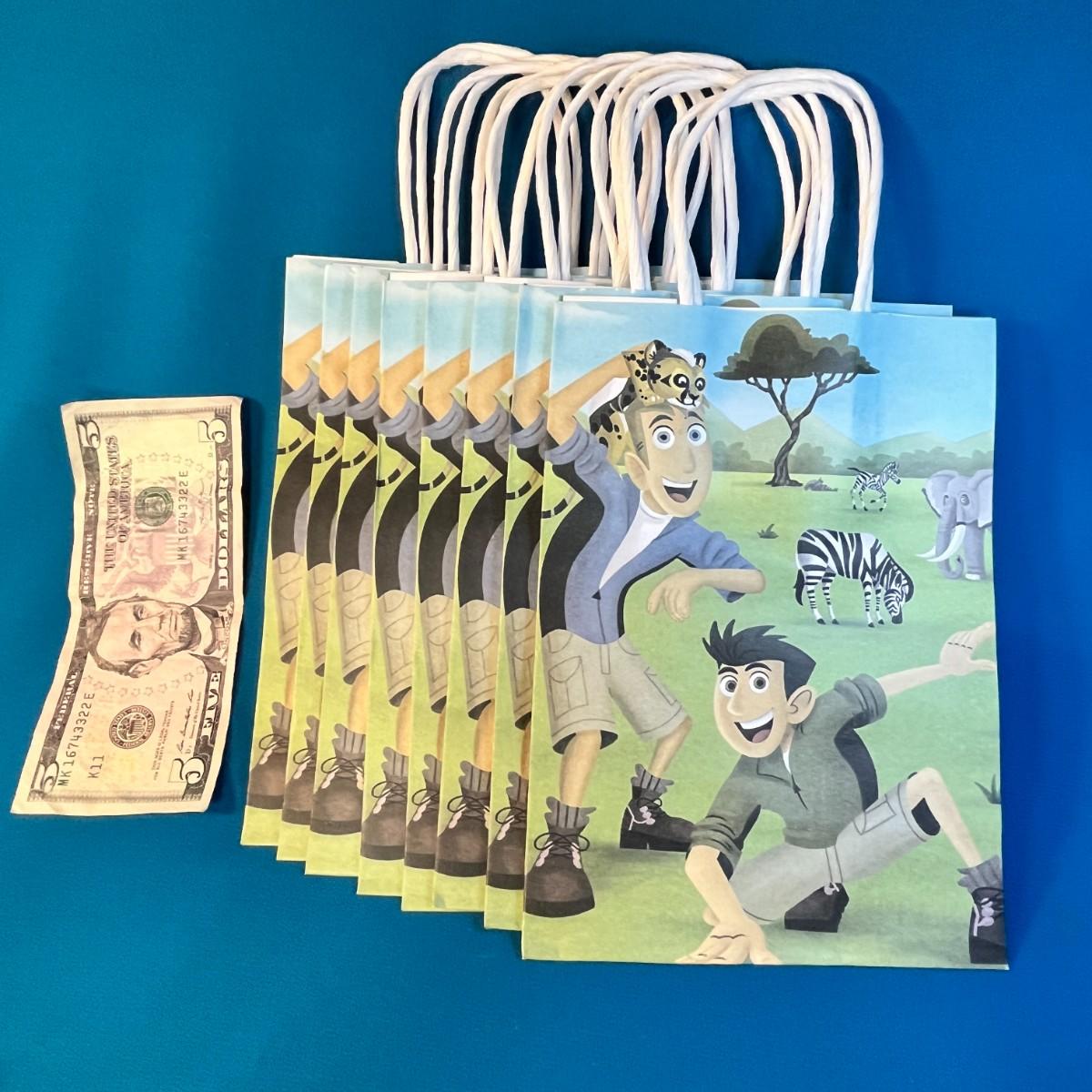 WILD KRATTS GIFT BAGS X 8 EstateSales WILD KRATTS GIFT BAGS X 8 EstateSales