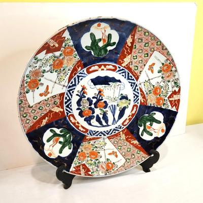 Lot #101  Antique Chinese Imari Charger - 19th Century