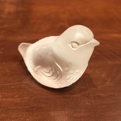 Lot #102  Baccarat Crystal Bird
