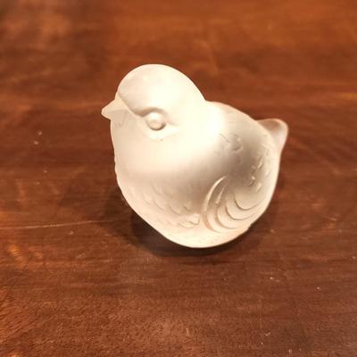 Lot #102  Baccarat Crystal Bird