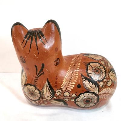 Lot #103  Vintage Tomala Pottery Red Clay Cat