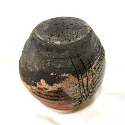 Lot #107  Contemporary Raku Pottery Vessel