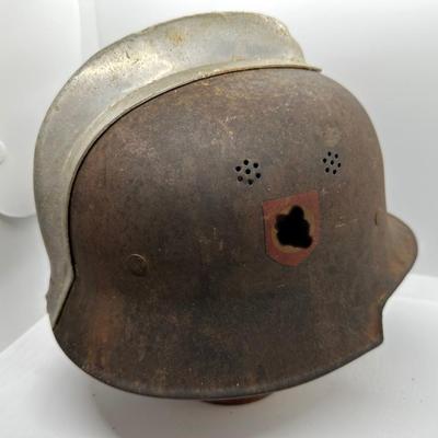 WWII German Fireman Helmet (see description)