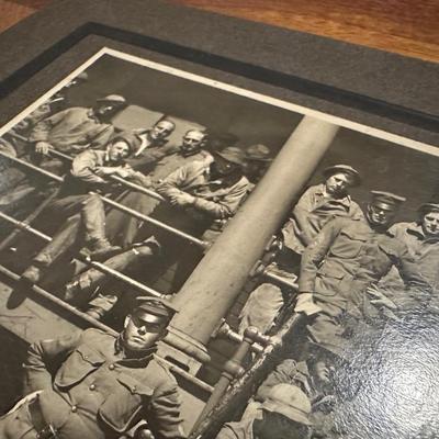 Early 1900â€™s Picture of Soldiers w/ Signatures