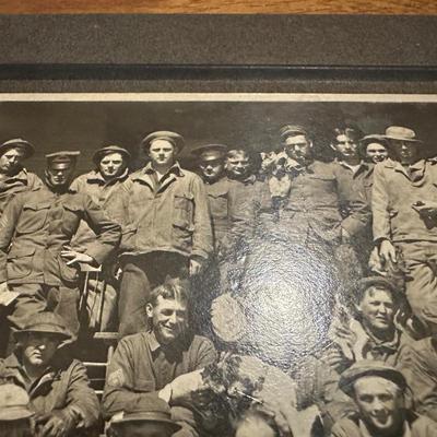 Early 1900â€™s Picture of Soldiers w/ Signatures