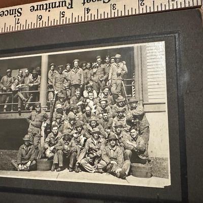 Early 1900â€™s Picture of Soldiers w/ Signatures