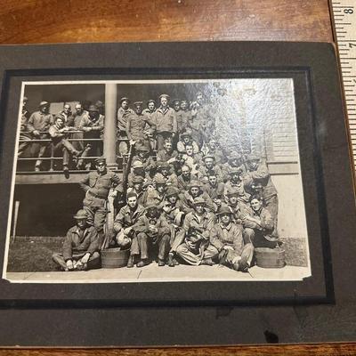 Early 1900â€™s Picture of Soldiers w/ Signatures