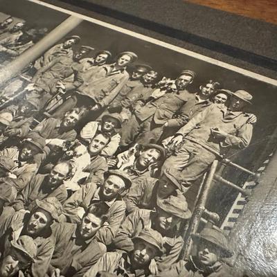 Early 1900â€™s Picture of Soldiers w/ Signatures