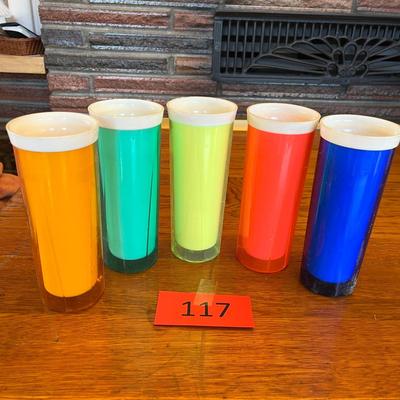 Vintage Plastic Tumblers