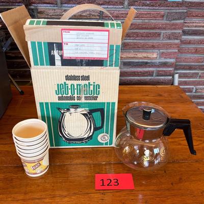 Jet-o-matic Glass coffee maker