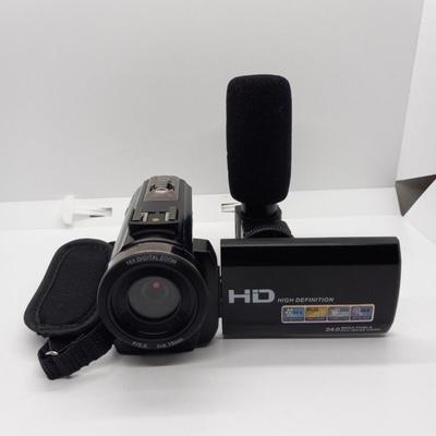 Full HD Camcorder FHD 1080P 24 MP Digital Video Camera Black