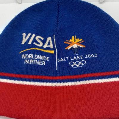  Visa Salt Lake City 2002 Winter Olympics Official Beanie - RARE
