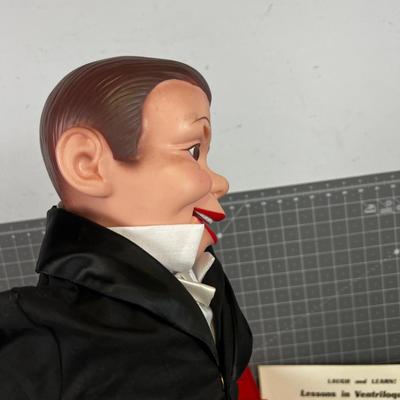 Charlie McCarthy Doll w/Case Record 