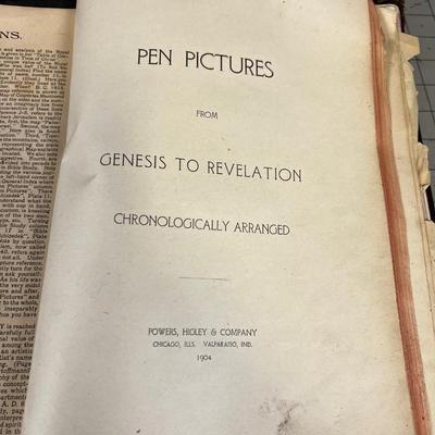 PEN Pictures 1904 From Genesis to Revelation 