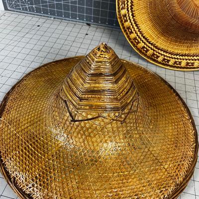 Chinese Straw Coolie Hats 