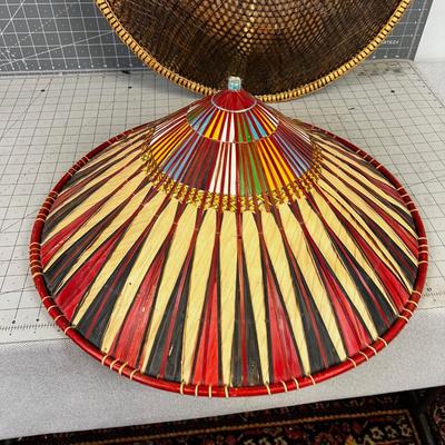 Chinese Straw Coolie Hats Larger 22