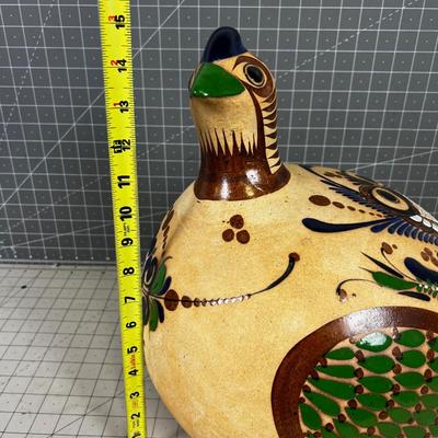 Stoneware Decorative Bird, Mexico 