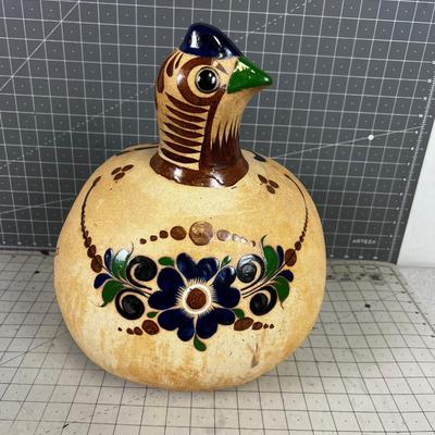 Stoneware Decorative Bird, Mexico 