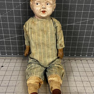 Trion Toy Co. Antique Bisque Doll 