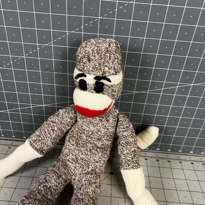 Vintage Handcrafted Sock Monkey