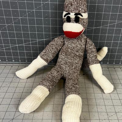 Vintage Handcrafted Sock Monkey