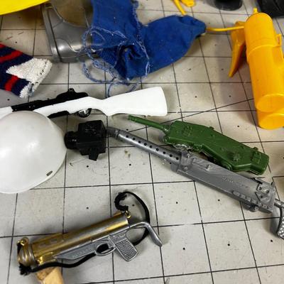 Vintage 12" GI Joe Lot, Figures Equipment, Clothing