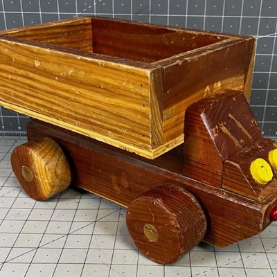 Wood Toy Truck 