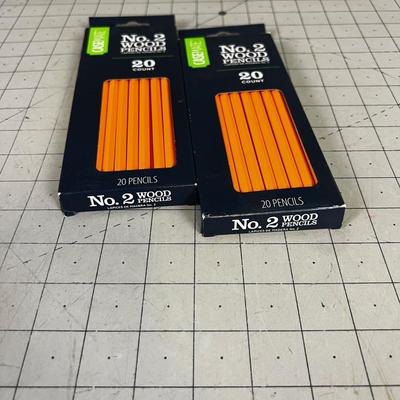40- No. 2 Wood Pencils