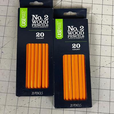 40- No. 2 Wood Pencils