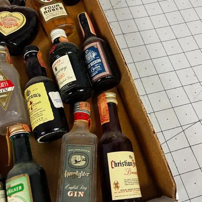 Vintage Mini Bottle Collection 