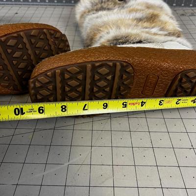 Vintage OSCAR Fur Boots, Rabbit, Seal 